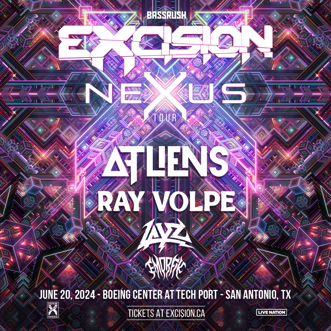 📣 JUST ANNOUNCED! @Excision is bringing the Nexus Tour to Boeing Center at Tech Port on Thursday, June 20, 2024 with special guests ATLiens, Ray Volpe, LAYZ, and Emorfik. Tickets on sale this Friday, March 15 at 10am ➡️ bit.ly/3v7gqPR