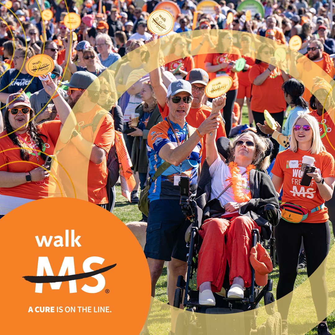 mssociety's tweet photo. Walk MS events don’t just bring the MS community together, they help us get one step closer to a cure! 

Discover the power of Walk MS 2024 at https://t.co/cLqlsDaC02. https://t.co/zKC8La3Nuw