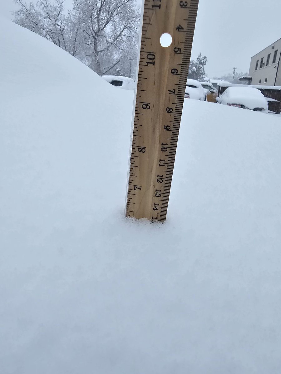 FrntRangeWx's tweet photo. Hey @NWSBoulder , this was in my parking lot about an hour ago, near Stevens Elementary in Wheat Ridge, trained spotter (Hi Scott!) https://t.co/3R6fjsNppb