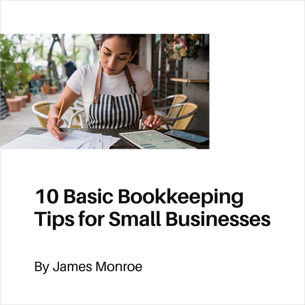 Bookkeeping can be one of the most tedious parts of running a small business. With that in mind, our sponsored partner Jim Monroe put together this article to help small business owners keep their finances on track. Follow this link to see Jim's tips: bit.ly/49P6dqo