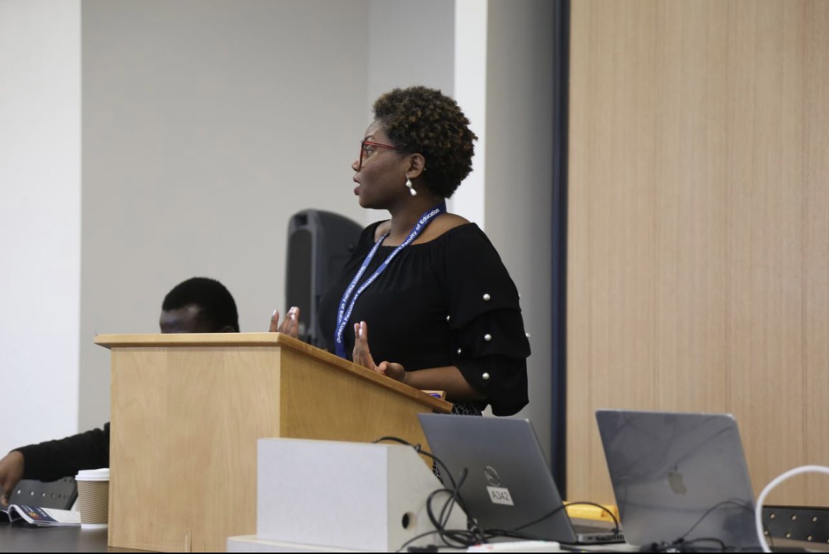 We are grateful to have had Dr. Adeniyi-Ogunyankin for the keynote address sharing her experiences in the classroom and the power of sharing stories!