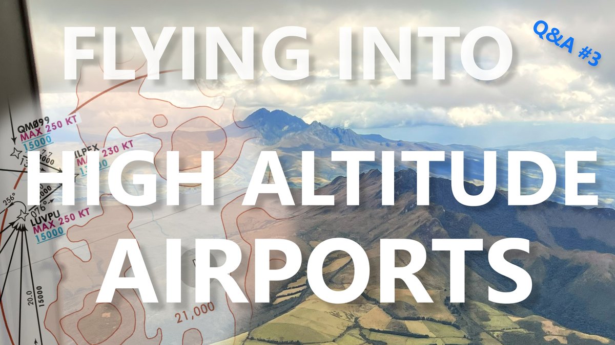 New video is out! When to Turn On Landing Lights &amp; Pax Signs at High Altitude Airports? Enjoy! youtu.be/Ne2fqVy1at4