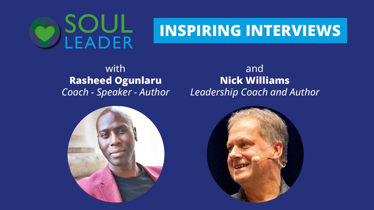 RasheedOgunlaru's tweet photo. #InspiringInterviews As part of my Soul Leader Inspiring Interviews, I interviewed International Leadership Coach and best-selling author Nick Williams.
Enjoy!
🎤 https://t.co/1q7tAnVmJs
#SoulLeader #Leadership #LeadershipCoach #LeadershipDevelopment https://t.co/DaCLD3rSqD