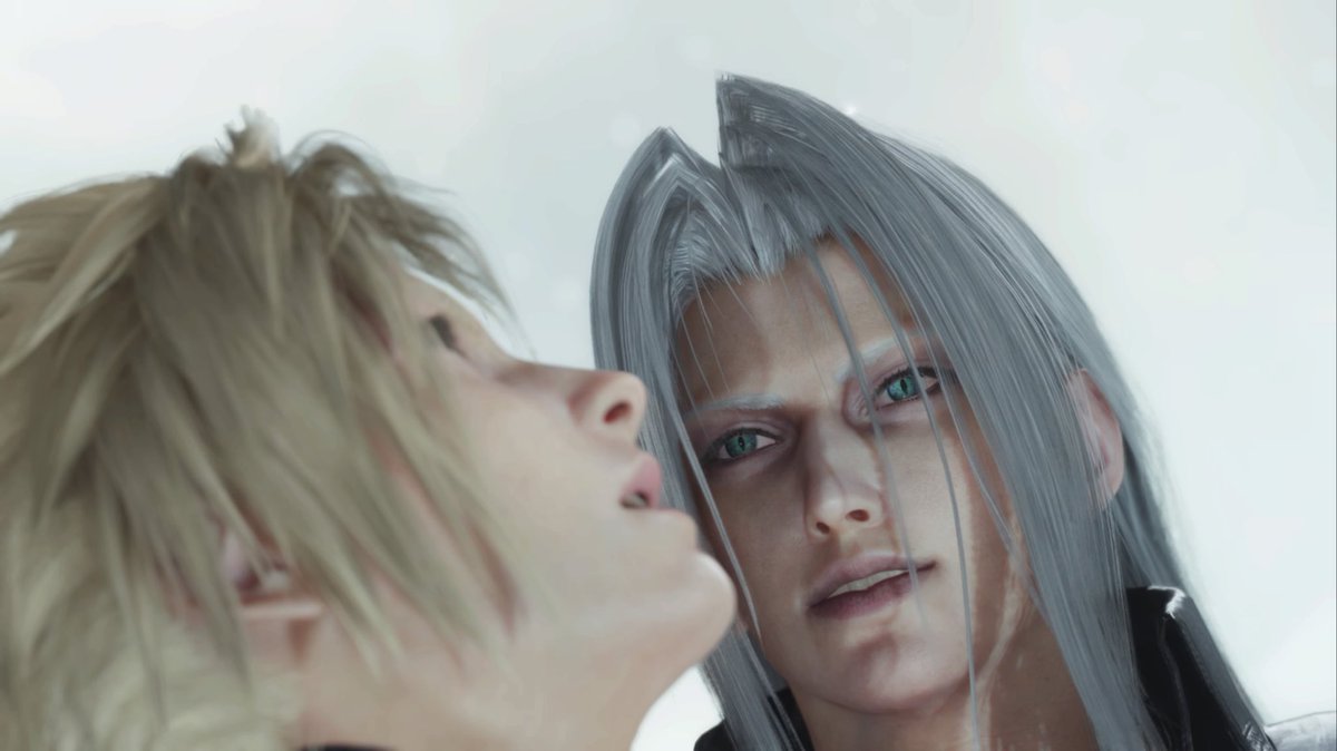 I hate when GOD is literally next to Cloud and Cloud is just… staring at nothing 😭