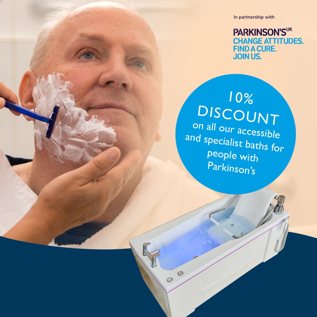 G360Bathrooms's tweet photo. At G360 Bathrooms we partner with the national charity Parkinson’s UK to provide bathroom solutions which help make life easier when living with tremor, balance or coordination challenges. 

Find about more: https://t.co/TsQKBfu3zf 

@ParkinsonsUK #AccessibleBathing #parkinsons https://t.co/HFCxZEpzws