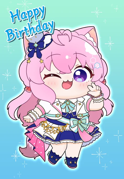 こよちゃんお誕生日おめでとう〜!いつも頑張る姿に元気もらってます!#博衣こより生誕祭 #こよりすけっち 