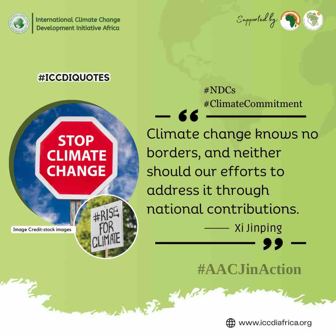 Climate change knows no borders, and neither should our efforts to address it through national contributions.” - Xi Jinping

#NDCs #ClimateCommitment  #AACJinAction