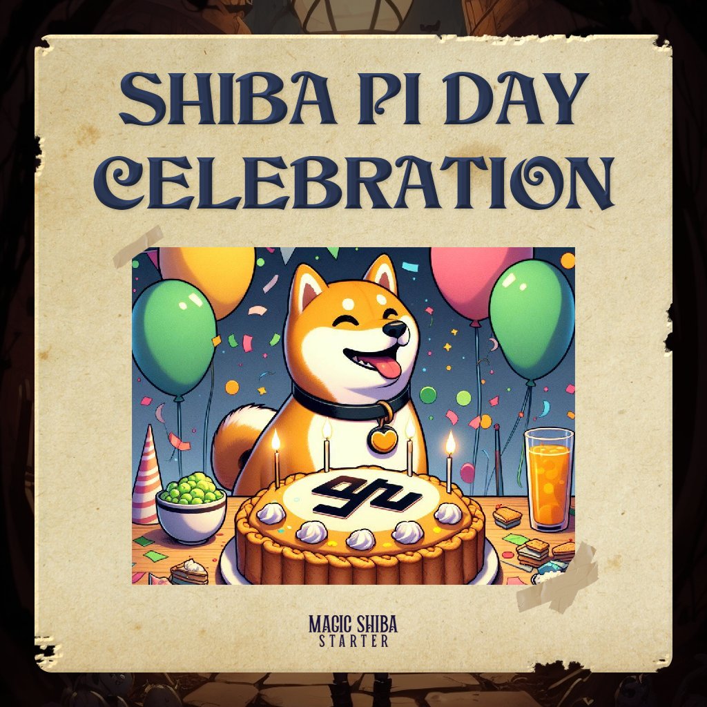 Happy Pi Day, crypto enthusiasts! Let's celebrate with a slice of Shiba-themed pie. What's your favorite flavor? 🥧🐾 #PiDay #ShibaPie #CryptoCelebration