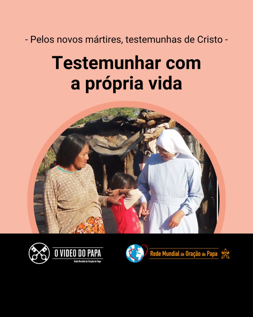 Subscreva aqui 👉 youtube.com/ovideodopapa?s…

#Mártires #TestemunhoDeFé #CristãosPerseguidos #Igreja #OVídeoDoPapa

@popesprayer_pt
@acn_int
@FundacaoAIS