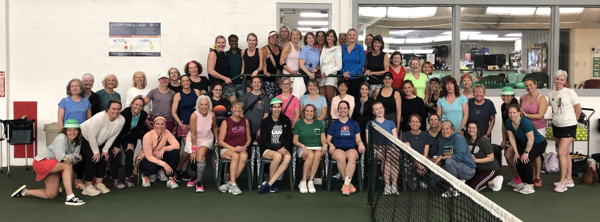NJTLofIndy's tweet photo. Thanks to everyone who took part in our annual Ladies Day fundraiser @IRCTennis East yesterday!

More than 60 supporters played tennis and pickleball, ate delicious food from Wolfies, and participated in our bountiful raffle.

A special thanks to Ladies Day sponsor @IRCTennis! https://t.co/TS3pzssLR2