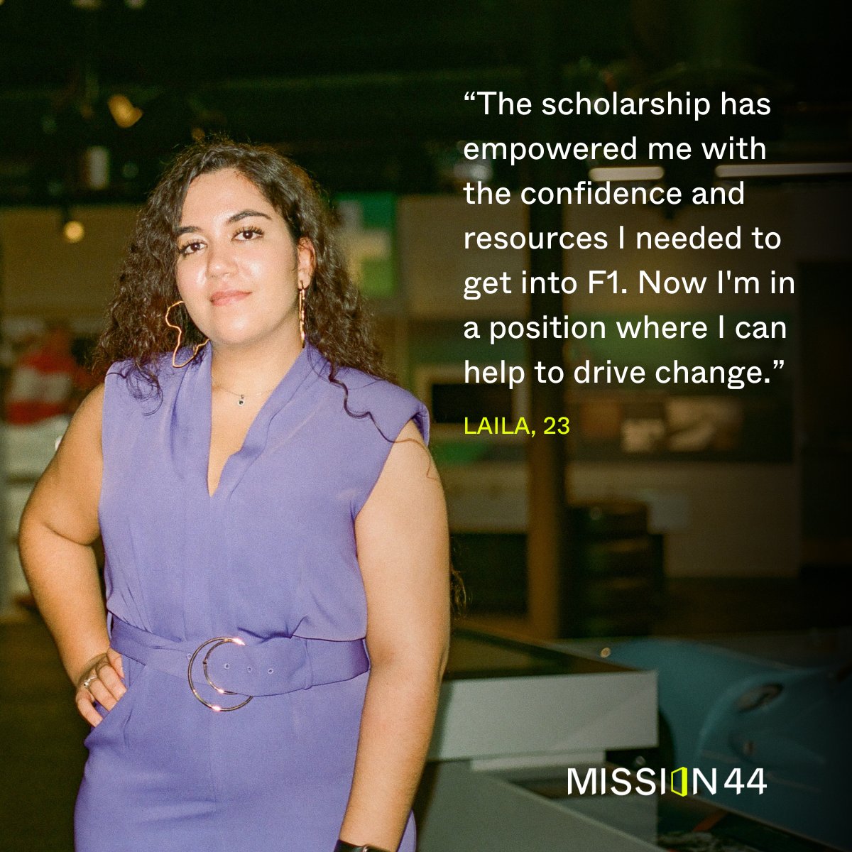 Meet Laila, one of the first recipients of the MSc Motorsport Scholarship and future engineer at Mercedes AMG High Performance Powertrains 👏 We’re proud of the impact the programme is already having and can’t wait to see Laila continue to progress in her future career!