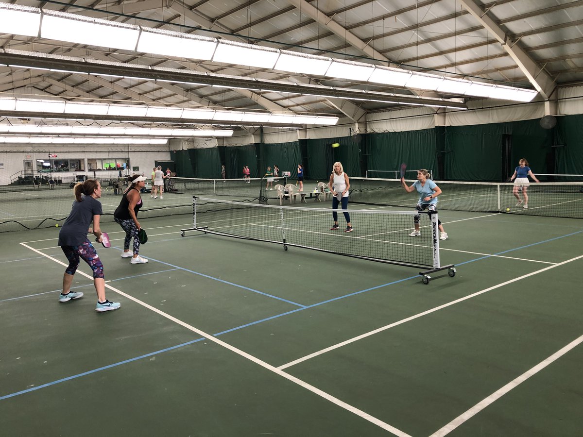 NJTLofIndy's tweet photo. Thanks to everyone who took part in our annual Ladies Day fundraiser @IRCTennis East yesterday!

More than 60 supporters played tennis and pickleball, ate delicious food from Wolfies, and participated in our bountiful raffle.

A special thanks to Ladies Day sponsor @IRCTennis! https://t.co/TS3pzssLR2