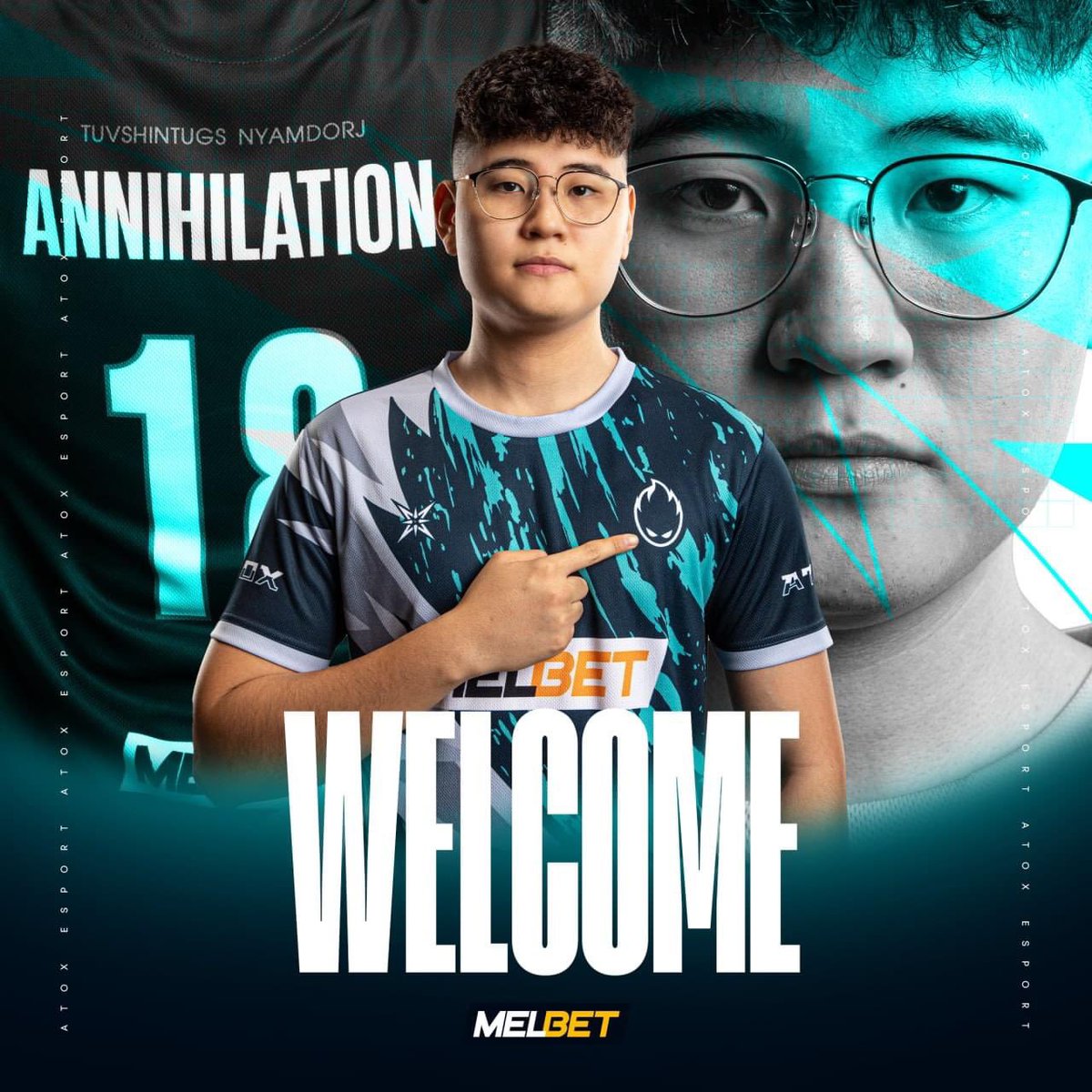 garidns0r's tweet photo. ANNIHILATION JOINS ATOX ESPORTS!!!
Semi Finalists at the Asia RMR 2024, ATOX Esports welcomes one of the best Awper in Mongolia.
Can he be the missing piece for ATOX to finally become an Asian Giant in the scene?
#Annihilation #ATOXEsports #CS2 #AsianCS https://t.co/2FHlH8wJdD
