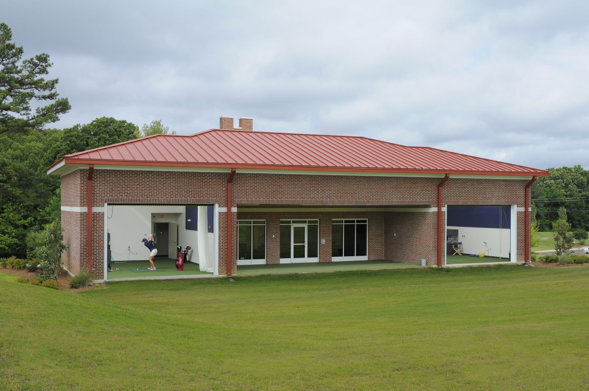 The expansion to the MS Herrington Golf Center Practice Facility is designed specifically for all-weather training including a heated, covered hitting porch. The Ole Miss golf teams can train indoors in any weather conditions. Wishing them luck as they begin their spring season!