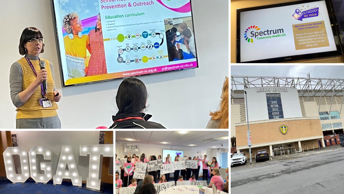 We've had a great day at the 3rd Student Voice Conference with the Outwood group of schools at @lufc, focusing on mental wellbeing &amp; diversity.

Our #RSE team were there to present how we support students &amp; the role spectrum plays in delivering relationship &amp; wellbeing education.