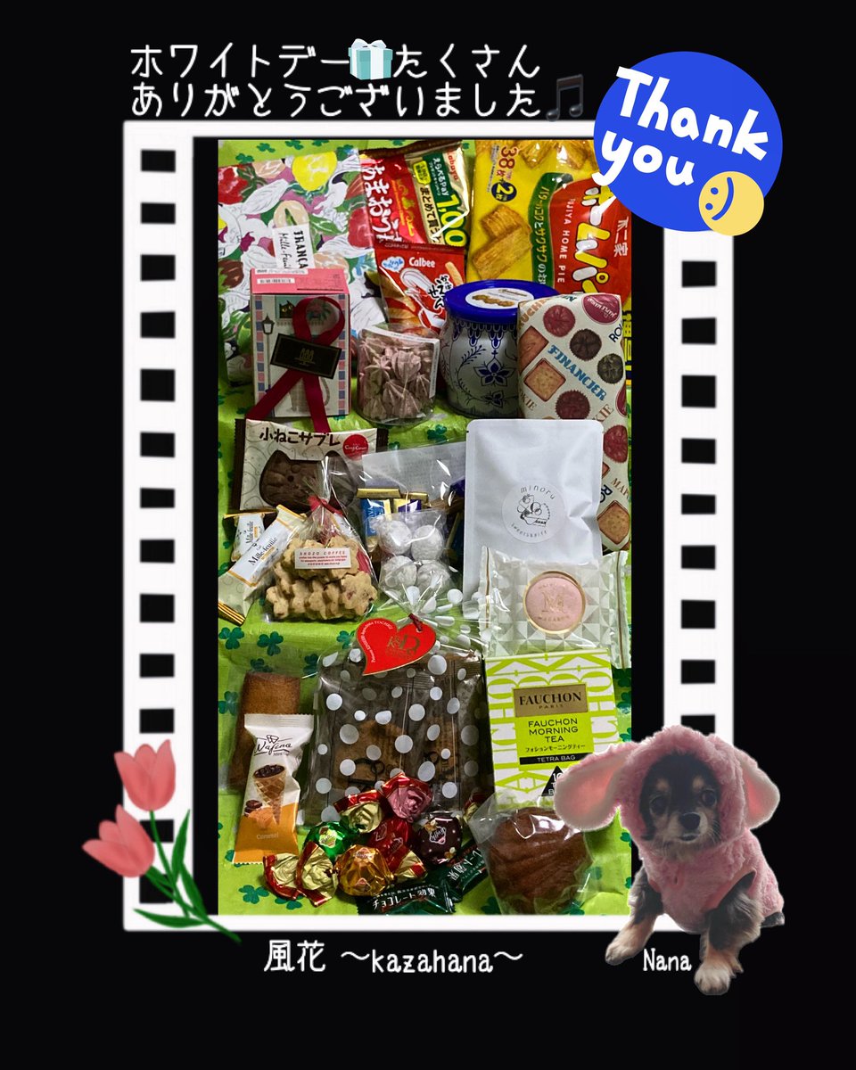 atelier661's tweet photo. #ホワイトデー
たくさんのお菓子を
ありがとうございました😊

#風花
https://t.co/qFbHDMoZz2

@atelier661 #アトリエ661
#那須塩原市 #那須 #西那須野
#塩原 #黒磯 #大田原 #栃木県 #KALDI #KINSEIDO #SHOZOCOFFEE #GODIVA #Cookie #chocolate #macaron #Candy #blacktea #coffee #Chihuahua #japan https://t.co/3KulcaqRLm