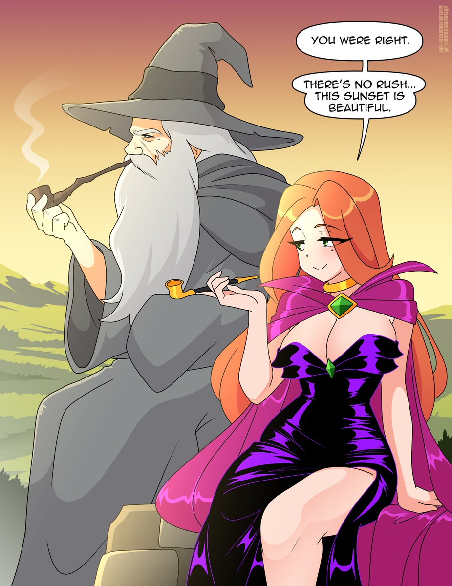 ✨ Today, Lena meets a legendary Istar 💜 #Gandalf #LotR #SorceressLena