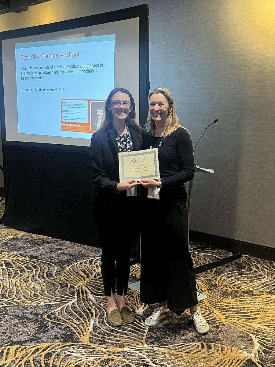 SBM Palliative Care SIG (@sbmpalliative) on Twitter photo Congratulations <a href="/madeleinehardt/">Madeleine Hardt</a> for Best Abstract from SIG Member! Follow and learn more about Dr. Hardtās work tomorrow (3/15) during Live Research Spotlight 17: Mental Health! #SBM2024 #SBMPCSIG Congratulations <a href="/madeleinehardt/">Madeleine Hardt</a> for Best Abstract from SIG Member! Follow and learn more about Dr. Hardtās work tomorrow (3/15) during Live Research Spotlight 17: Mental Health! #SBM2024 #SBMPCSIG