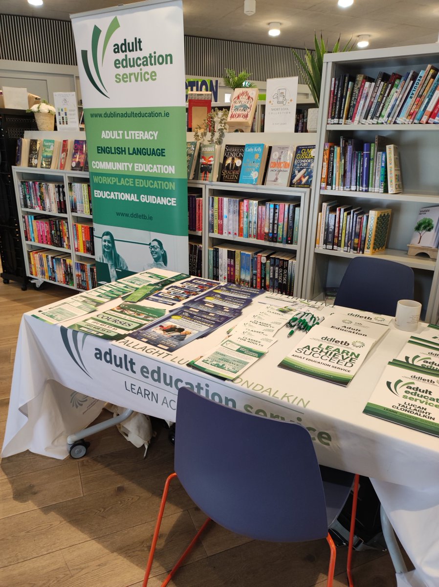 As part of ETB week the Adult Guidance Service were here in Castletymon Library this morning. A lovely information morning. Many thanks to the library staff.
#castletymonlibrary #Teamddletb #ETBWeek2024 Dublin and Dún Laoghaire ETB