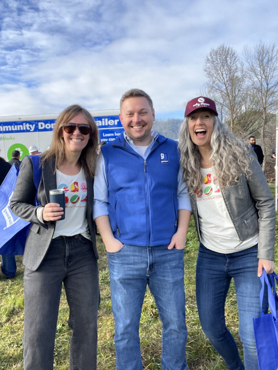 Warm coffee, dewy grass...we couldn't have asked for a better morning celebrating our friends at <a href="/so_goodwill/">Southern Oregon Goodwill</a>! They are breaking ground on a new #Ashland location that will be home to a retail store, donation center &amp; Job Connection. Thank you for inviting Ruby Slipper! ❤️