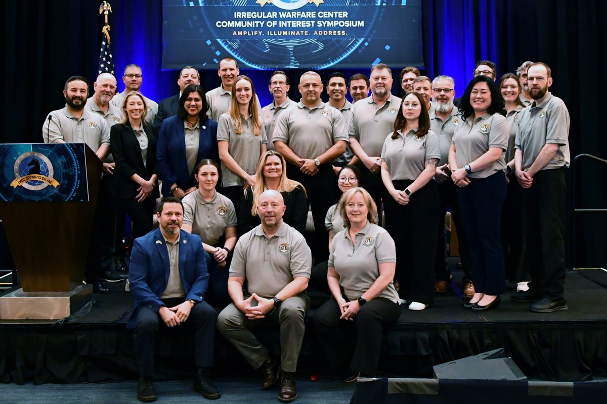 IrregularWarCtr's tweet photo. What a memorable 3-day IWC event!!
The final day of our Irregular Warfare Center Community of Interest Symposium (IWCCOIS) has officially concluded, and we’re excited to share all of the highlights!
#IWC #Irregularwarfarecenter #Irregularwarfare #IWCCOIS #IWCFAN https://t.co/2cp5H9FKMU
