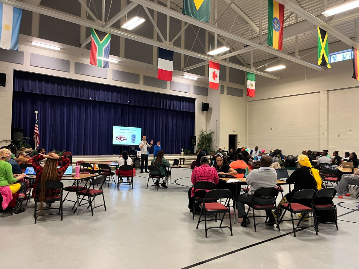TeachFX's tweet photo. Let's welcome a sweet addition to our team! 🍪

Scott Wolfe co-facilitated a professional learning session with Joseph Hyun and Resego Mooki for teachers at @APSDeerwood in Atlanta, Georgia. It was an energetic session topped off with a sweet treat.

Welcome, Scott!

#AIinEd https://t.co/n76iUWzun7