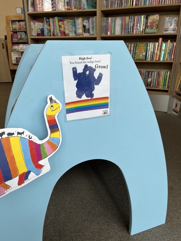 AddlestoneLib's tweet image. There are Rainbowsaurus characters hidden around our children’s library! 📚 🌈🦕
If you find all 12, you can win an incredibly cool certificate! 🔎