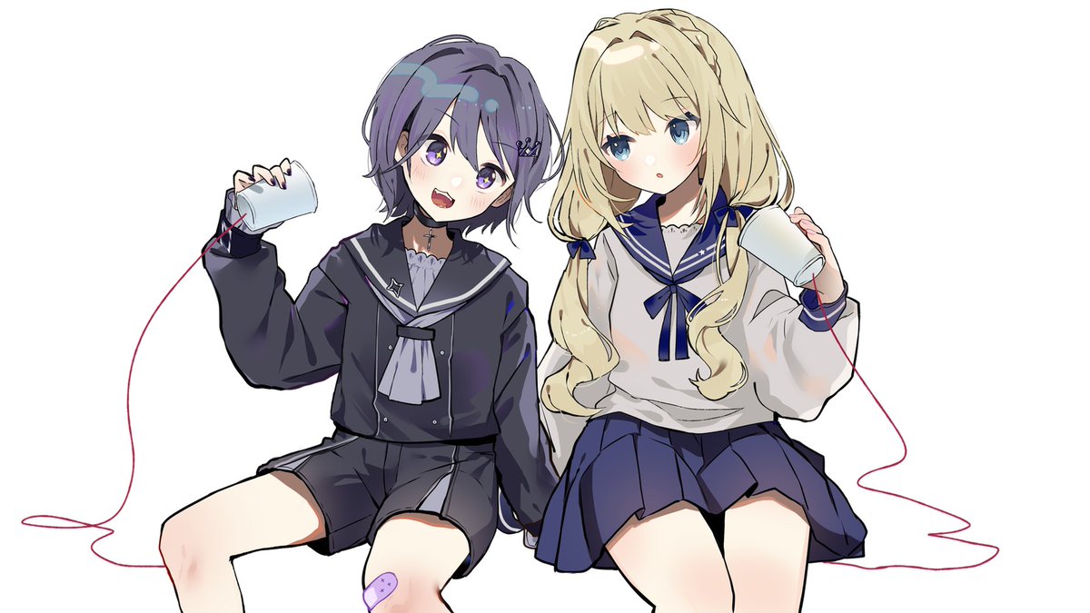 「sony music VEE所属ミュウ・ガルシア&言のハねぇねぇねぇ。cover」|柏森たま。のイラスト
