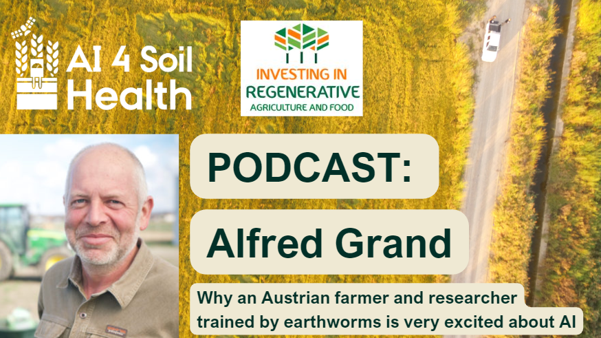 AI 4 Soil Health (@ai4soilhealth) on Twitter photo Want to hear from organic farmer Alfred Grand about his thoughts on role of technology in the #regenerative transition and why he is so excited about AI?
Listen to this <a href="/KoenvanSeijen/">Koen van Seijen</a> podcast done as part of the AI4SoilHealth project 👇🏻🌱
youtube.com/watch?v=phhjF1… Want to hear from organic farmer Alfred Grand about his thoughts on role of technology in the #regenerative transition and why he is so excited about AI?
Listen to this <a href="/KoenvanSeijen/">Koen van Seijen</a> podcast done as part of the AI4SoilHealth project 👇🏻🌱
youtube.com/watch?v=phhjF1…