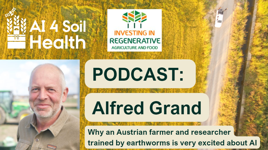 Want to hear from organic farmer Alfred Grand about his thoughts on role of technology in the #regenerative transition and why he is so excited about AI? Listen to this @KoenvanSeijen podcast done as part of the AI4SoilHealth project 👇🏻🌱 youtube.com/watch?v=phhjF1…