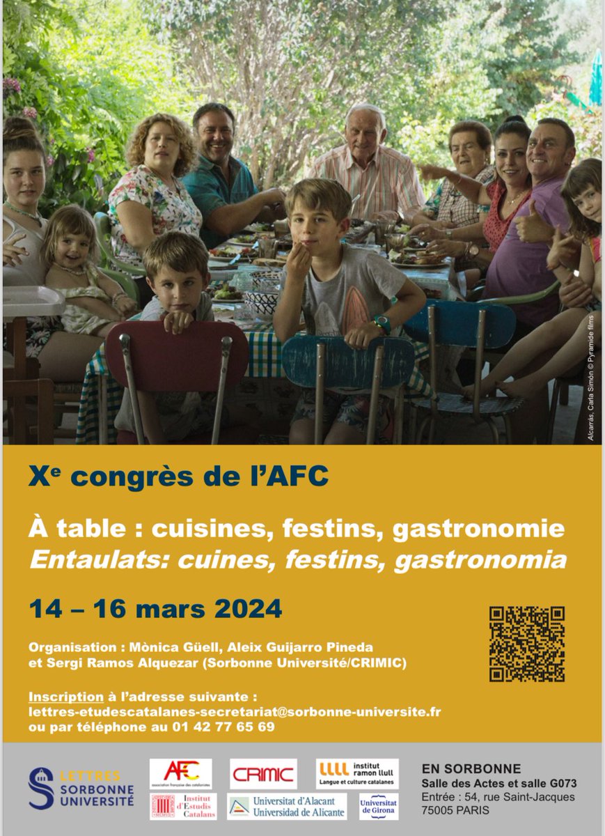 carlescortesua's tweet photo. Congrés de l’Association Française des Catalanistes a la @Sorbonne_Univ_ Parlem d’alimentació, literatura i art @antonimiro #literaturacatalana #art #bodegons https://t.co/zs1QAFyO6m