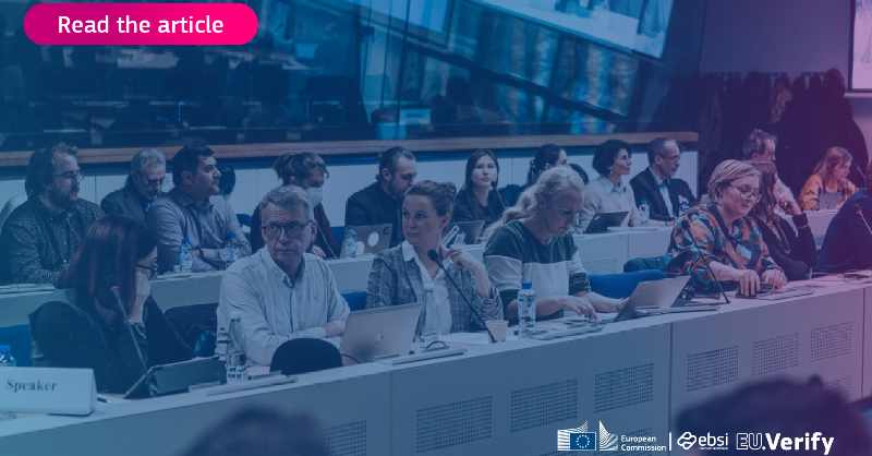 EU_EBSI's tweet photo. 🌐 Verifying legal entities is challenging, costly, and time consuming. But technology is not the problem, it’s the solution. 

Which is why DIGIT organised the event “Can verifying legal entities be as easy as 1, 2, Web3?”. 

The article awaits – click below to explore!