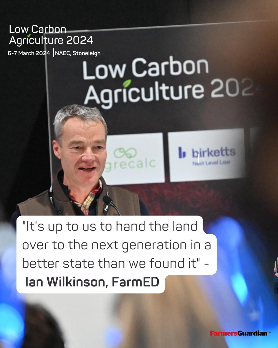 🤯 How has it been a week already since the #LowCarbonAgriculture Show!? Did you catch Ian Wilkinson speaking at the Transitioning to a Regenerative Farming System session last week? Ian shared his own story & steps into regenerative farming. Do you agree with Ian’s thoughts?👇