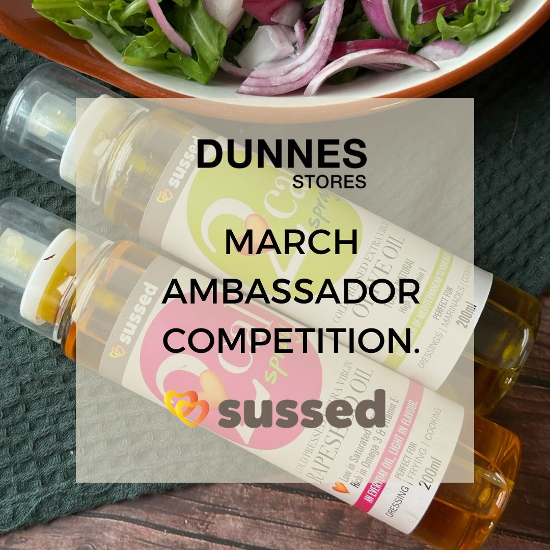 sussed11's tweet image. 💚🧡💚 AMBASSADOR COMPETITION! 💚🧡💚
The #sussed March Brand Ambassador competition with the brilliant @michaelanutrition is live! Two lucky people could win a selection of our #2CalSprays and a €50 voucher for Dunnes Stores each!
Head to @michaelanutrition or @sussed on IG!
