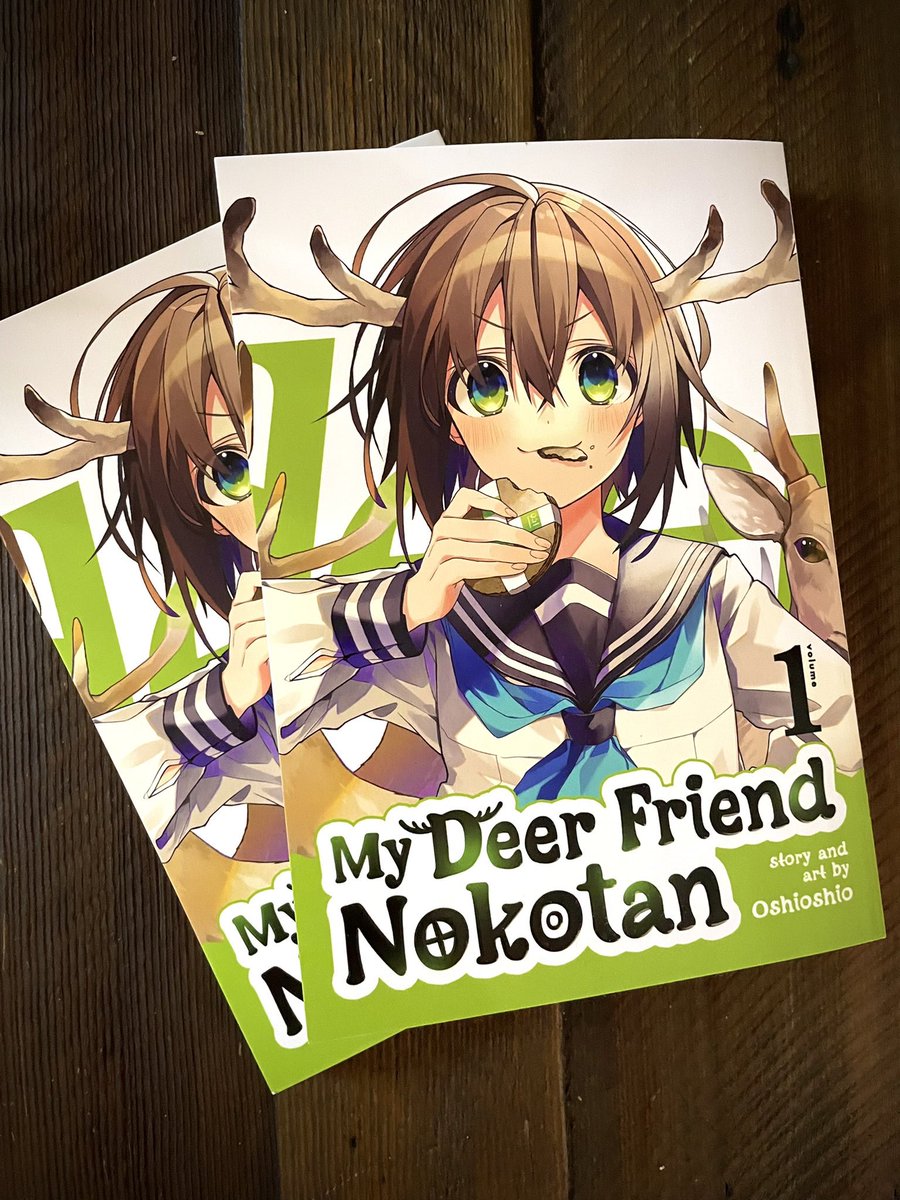 Dear overseas anime fans! There is an English comic book version of "My Deer Friend Nokotan" available. Please look for it if you like🦌🦌🦌 
