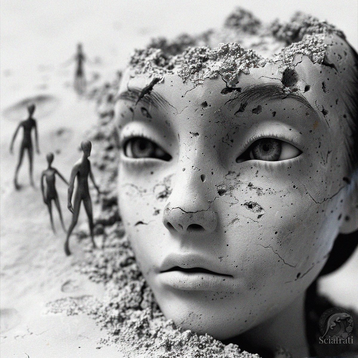 Maybe I found something. Maybe.

#AIArtwork #AIArtistCommunity #AIArtCommunity #Midjourney #Photoshop #DigitalArt #Photography #Surrealism