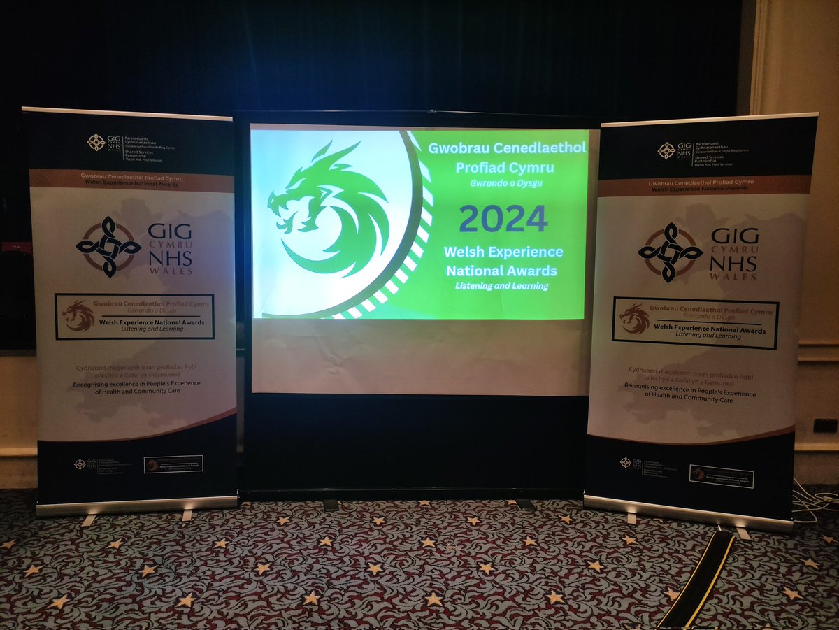 Today we join together to celebrate the outstanding efforts of teams across health boards and organisations in Wales at the first Welsh Experience National Awards (WENA). #WENA2024 @WRPsafety_learn