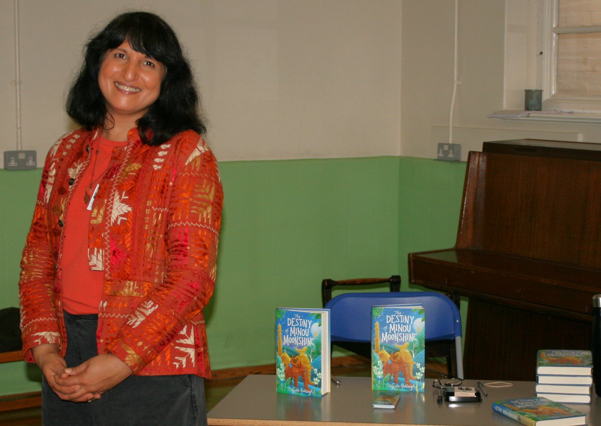 On 12th March 2024, we were very fortunate to welcome Gita Ralleigh to our school. Gita is a poet, writer and doctor and she shared how her passion for reading as well as stories about her life and family, inspired her to write. Find out more: bitly.ws/3fQzd