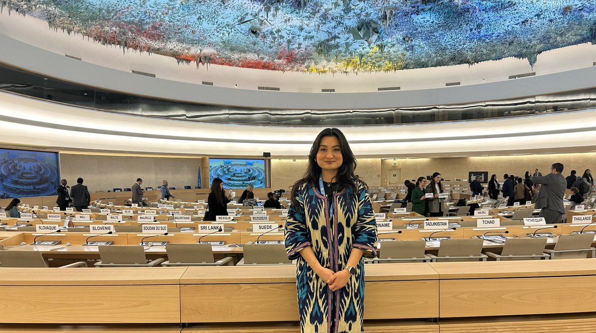 This week, WUC’s Director of Global Advocacy, @ZumretErkin together with @UyghurProject Associate Director for Research & Advocacy @PeterIrwin_ are attending the #HRC55, meeting with 🇺🇳experts, diplomatic missions and the @ilo. #EndUyghurForcedLabour #EndUyghurGenocide