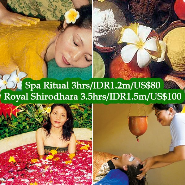 SekarJagatSpa's tweet photo. 👉BALI SPA PROMO #NusaDua #Jimbaran
🏵️ Bali Spa Ritual 3hrs/IDR1,200k (US$80)
Massage, Lulur, Flower Bath, Facial OR Hair Spa
🏵️ Royal Shirodhara 3.5hrs/IDR1,500k (US$100)
Massage, Lulur, Shirodhara, Flower Bath, Hair Spa
https://t.co/eC5hUYb0zy
#balispa #balinesespa #balidayspa https://t.co/WF5EPbmP3d