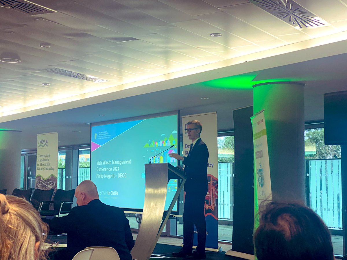 .@Philip_nugent @Dept_ECC speaking at the Irish Waste Management conference today asks the very important question ‘what would a circular economy strategy focused on delivering on human needs look like?’ Here’s hoping we take this unique opportunity to find out. @ciwmirl