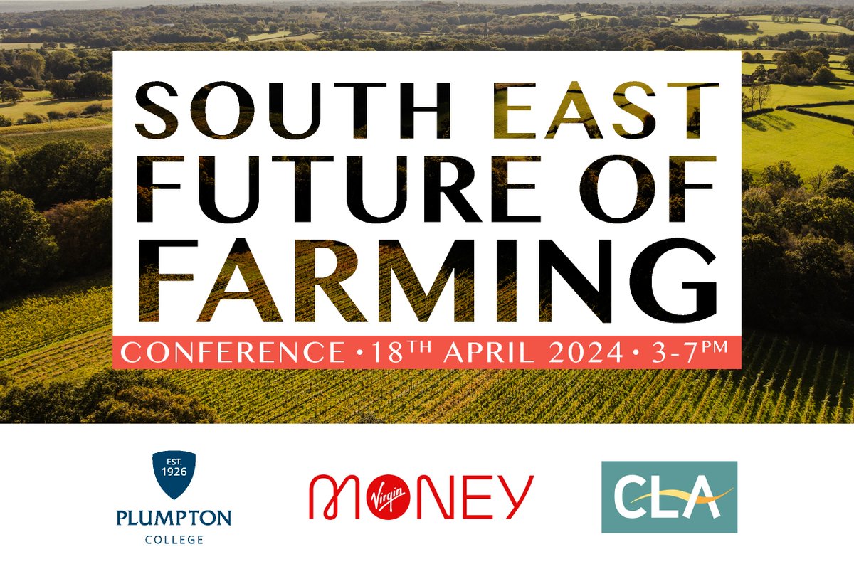 CLASouthEast's tweet photo. What does the future of farming look like? Our conference is back, in partnership with @PlumptonCollege @VirginMoney. We have a top line-up inc @JoeWStanley @kenyanpigfarmer @LittleBigFarm @emilymnorton, all proceeds to @RABIcharity. Book here: https://t.co/K3xbZ9OHoB #CLA https://t.co/tdvkJbu7ek
