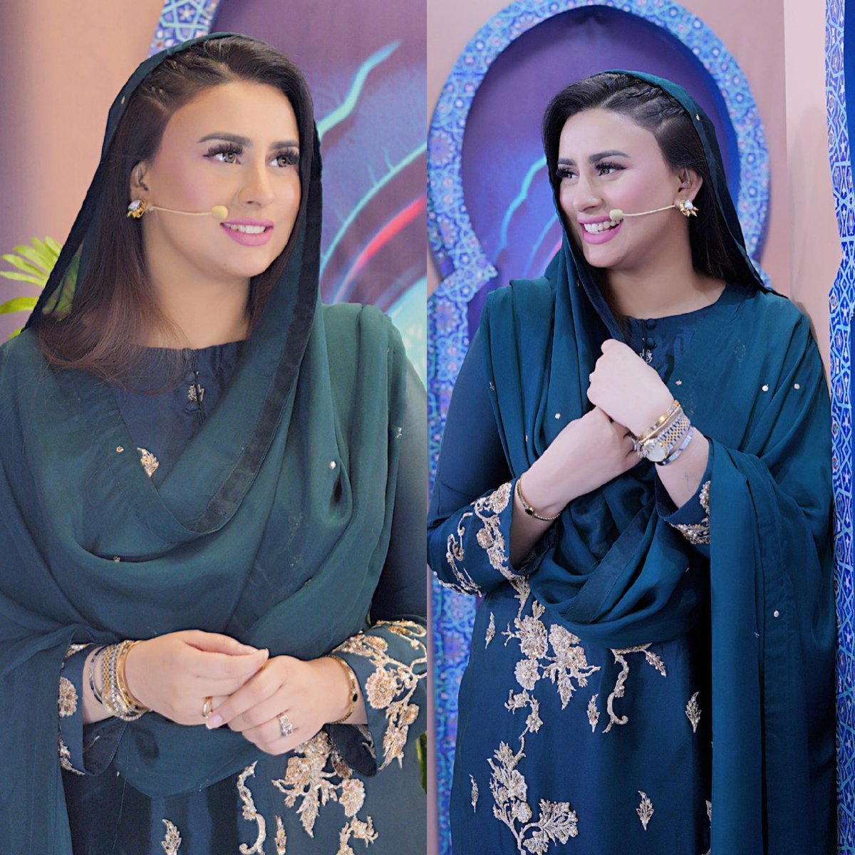 Adorable @madehanaqvi from her #Ramadan transmission's latest appearance ❤️