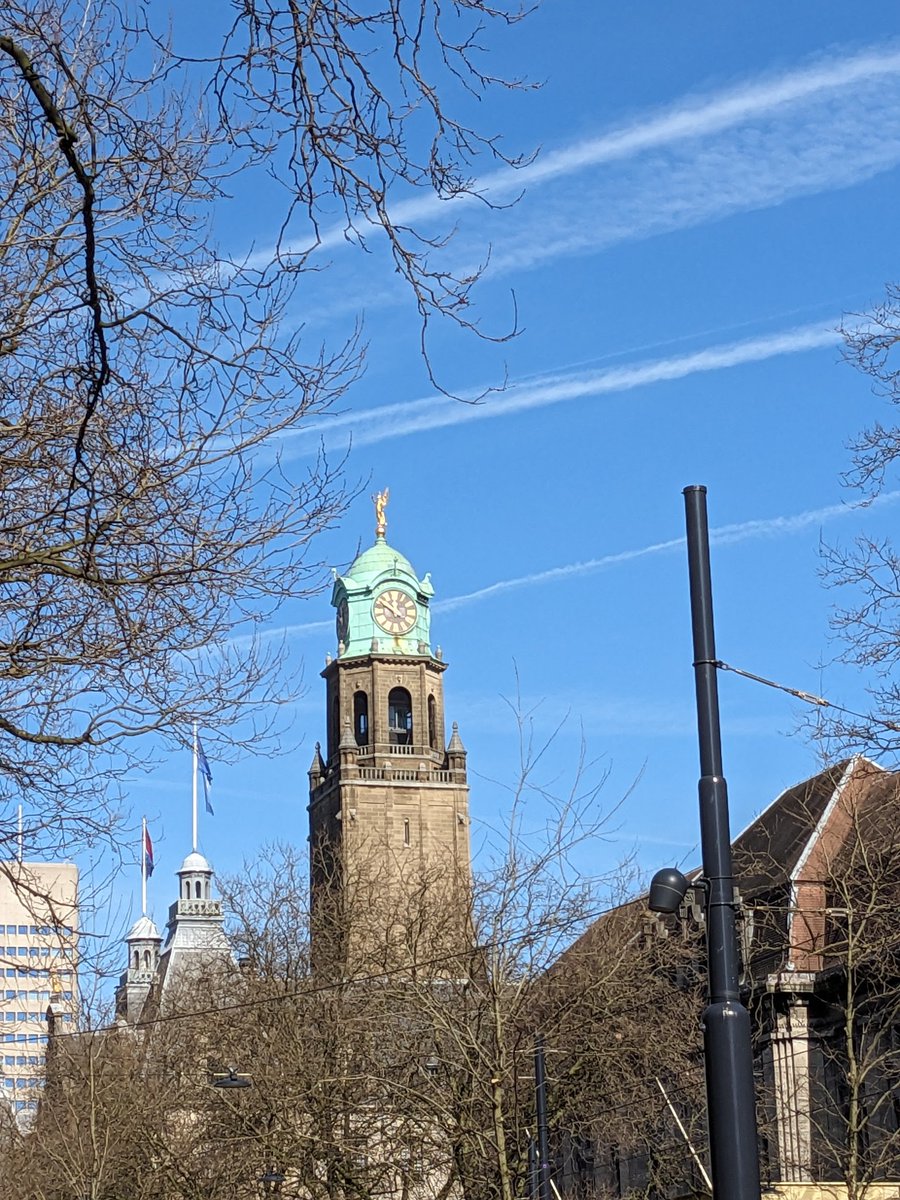 Morning walk in the city