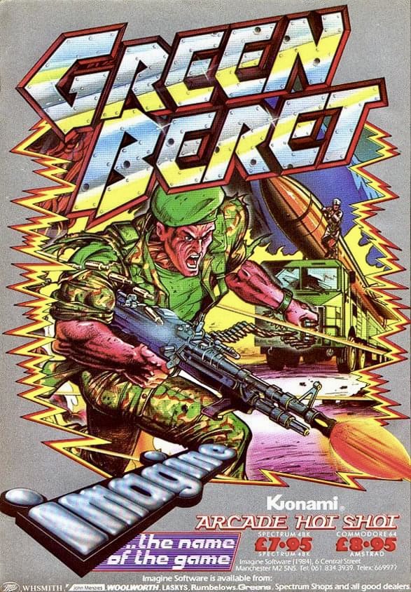 MarkRJones1970's tweet image. This also includes the titles featured in the 1st set of releases under the #ImagineSoftware label after #OceanSoftware bought the name when the Liverpool incarnation went bust. Those yellow clam shell cases looked great (for some reason Green Beret was afforded a double jewel!)