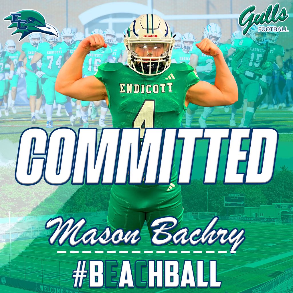 I am so blessed to announce my commitment to continue my football and academic career at Endicott University. I want to thank all my coaches and mentors who have helped along the way as well as all my friends and family who have been there with me with their support. #GoGulls💙💚