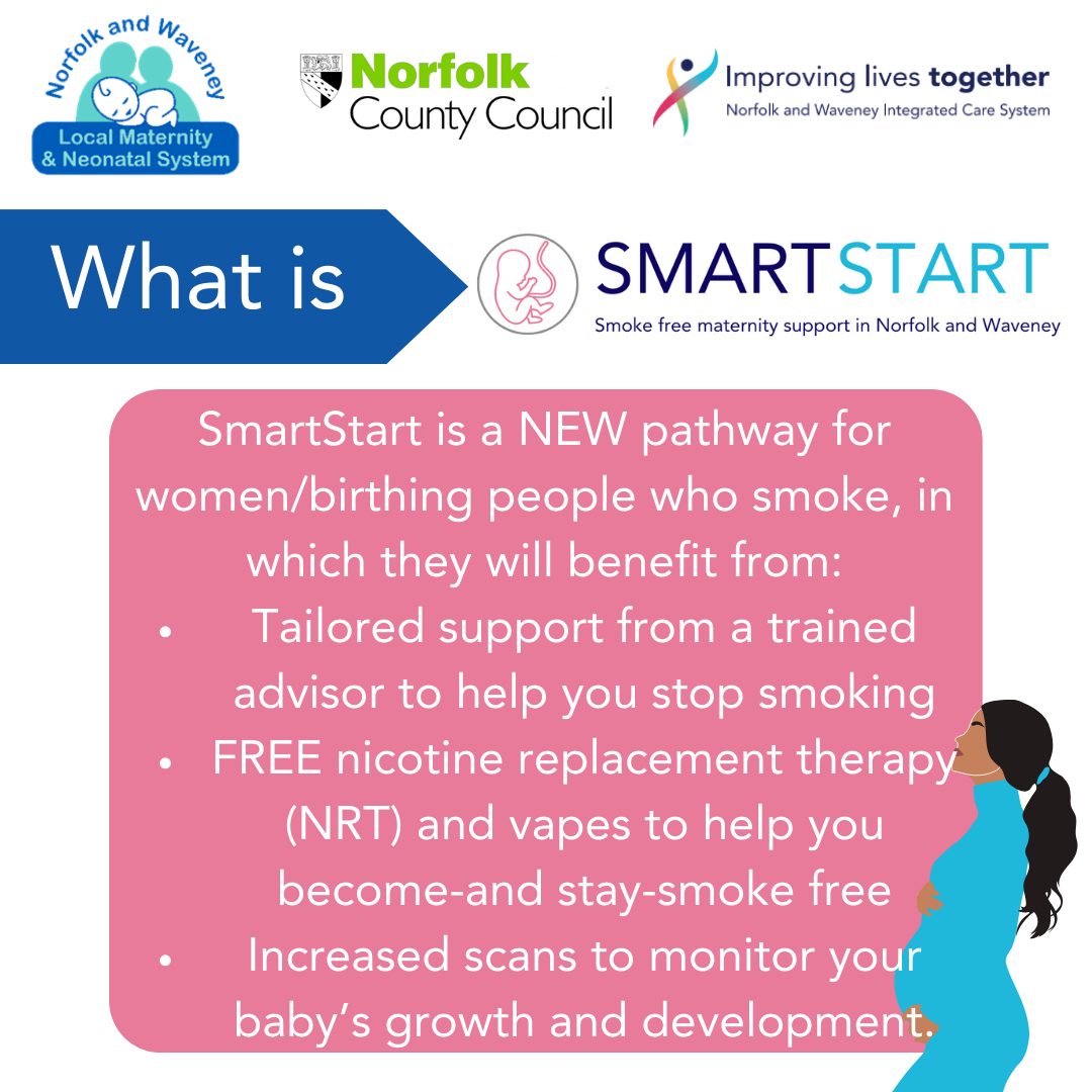 Topic of the Month training is underway across the system to introduce the NEW Smoking in Pregnancy pathway. Talk to you Practice Development Midwife or attend one of our webinars to find out more!