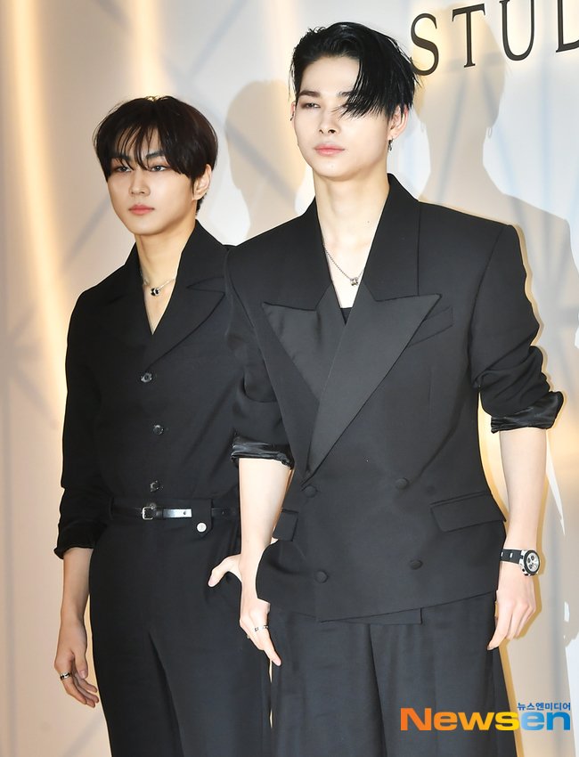 viraltakes's tweet photo. ENHYPEN's Ni-ki and Jungwon arrive at the Bulgari event in Seoul. https://t.co/mQ7xEVuWsd