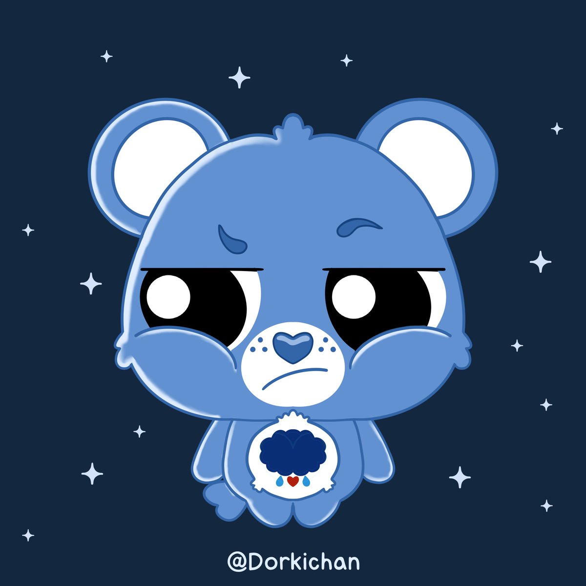 Dorkichan_Shop's tweet photo. Might care about your opinion later, please try again 😒😗😅 #carebears #grumpycarebear #fanart #cutearteveryday #dorkichan #dorkichanstickers #90scartoon #cartoons #oldschool #kawaii https://t.co/wkEatMd1Ha