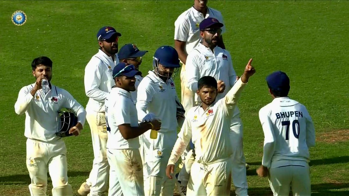 Huge congratulations to Mumbai for clinching the Ranji Trophy 2024, securing their 42nd title! Captain <a href="/ajinkyarahane88/">Ajinkya Rahane</a>'s leadership, #MusheerKhan's stellar batting, <a href="/imShard/">Shardul Thakur</a>'s all-round brilliance, #ShamsMulani's quality left-arm spin, and #BhupenLalwani's consistency with the